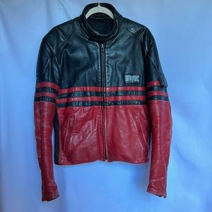 FOX Moto jacket, size Large Red/Black
